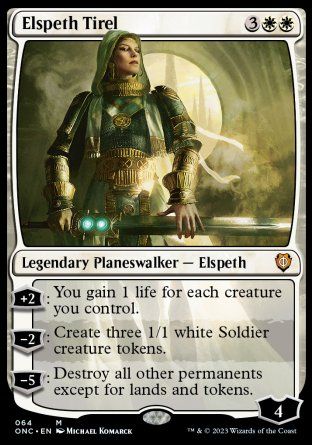 Elspeth Tirel (Phyrexia: All Will Be One Commander Decks) Trading Card