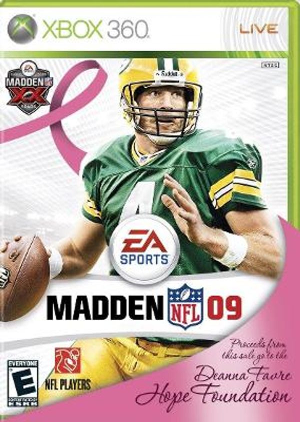 MADDEN NFL 09 (Nintendo Wii) - RARE - BREAST CANCER Edition - Pink Sleeve!