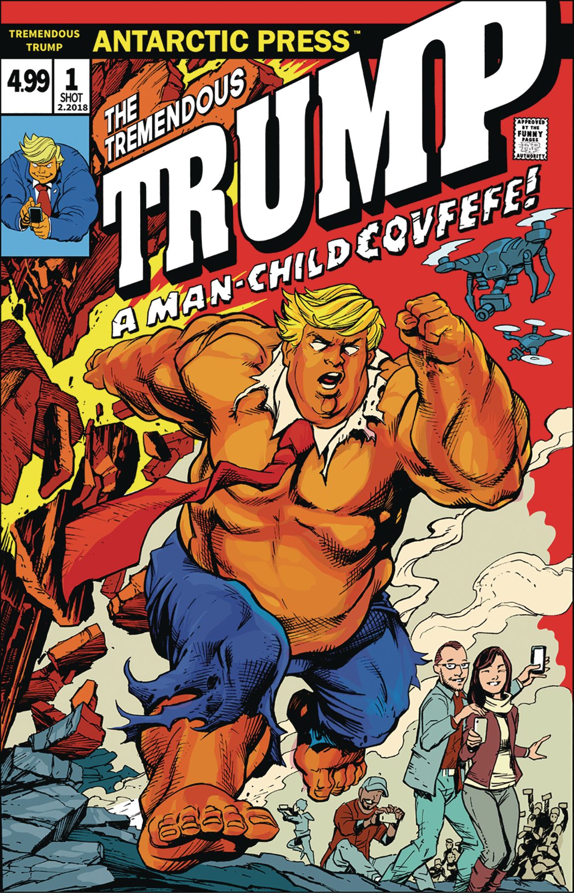 Tremendous Trump: A Man-Child Covfefe #? Comic
