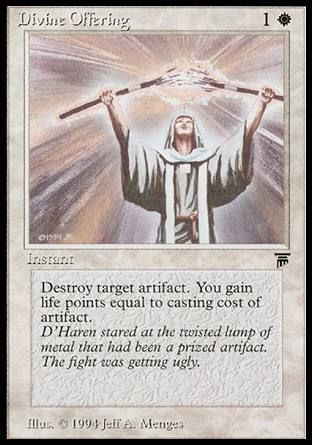 Divine Offering (Legends) Trading Card