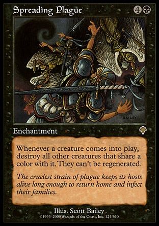 Spreading Plague (Invasion) Trading Card