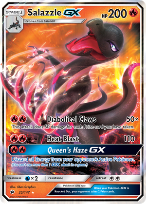 Salazzle GX (25/147) - Burning Shadows