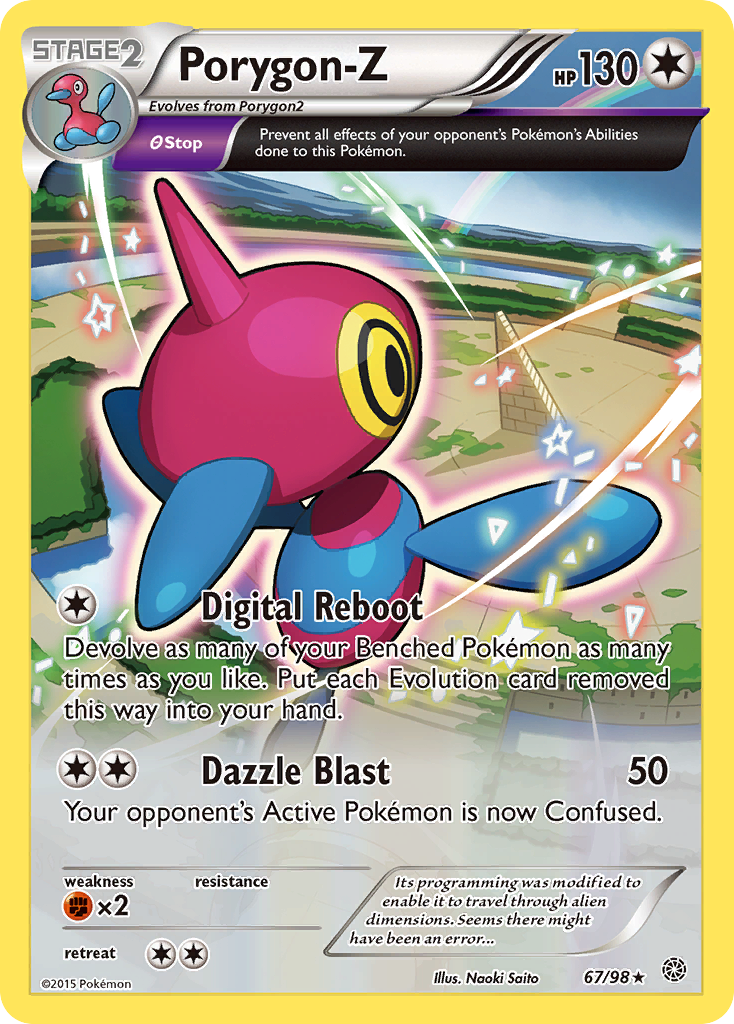 Porygon-Z (67/98) - Ancient Origins Pokémon Card