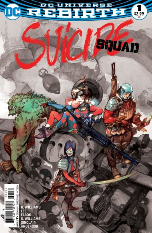 Suicide Squad #1 (Fried Pie Partial Sketch Variant)