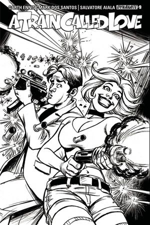 Train Called Love #9 (Cover B 10 Copy B&w Cover)
