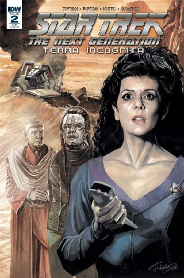 Star Trek: The Next Generation: Terra Incognita #2 (25 Copy Cover Woodward)