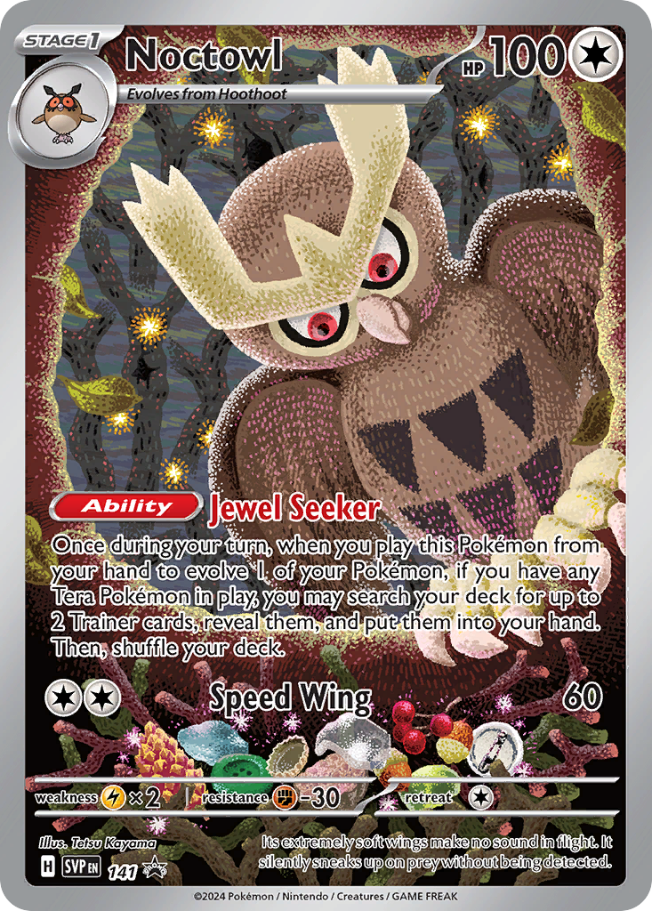 Noctowl (141/150) - Scarlet & Violet Black Star Promos Pokémon Card