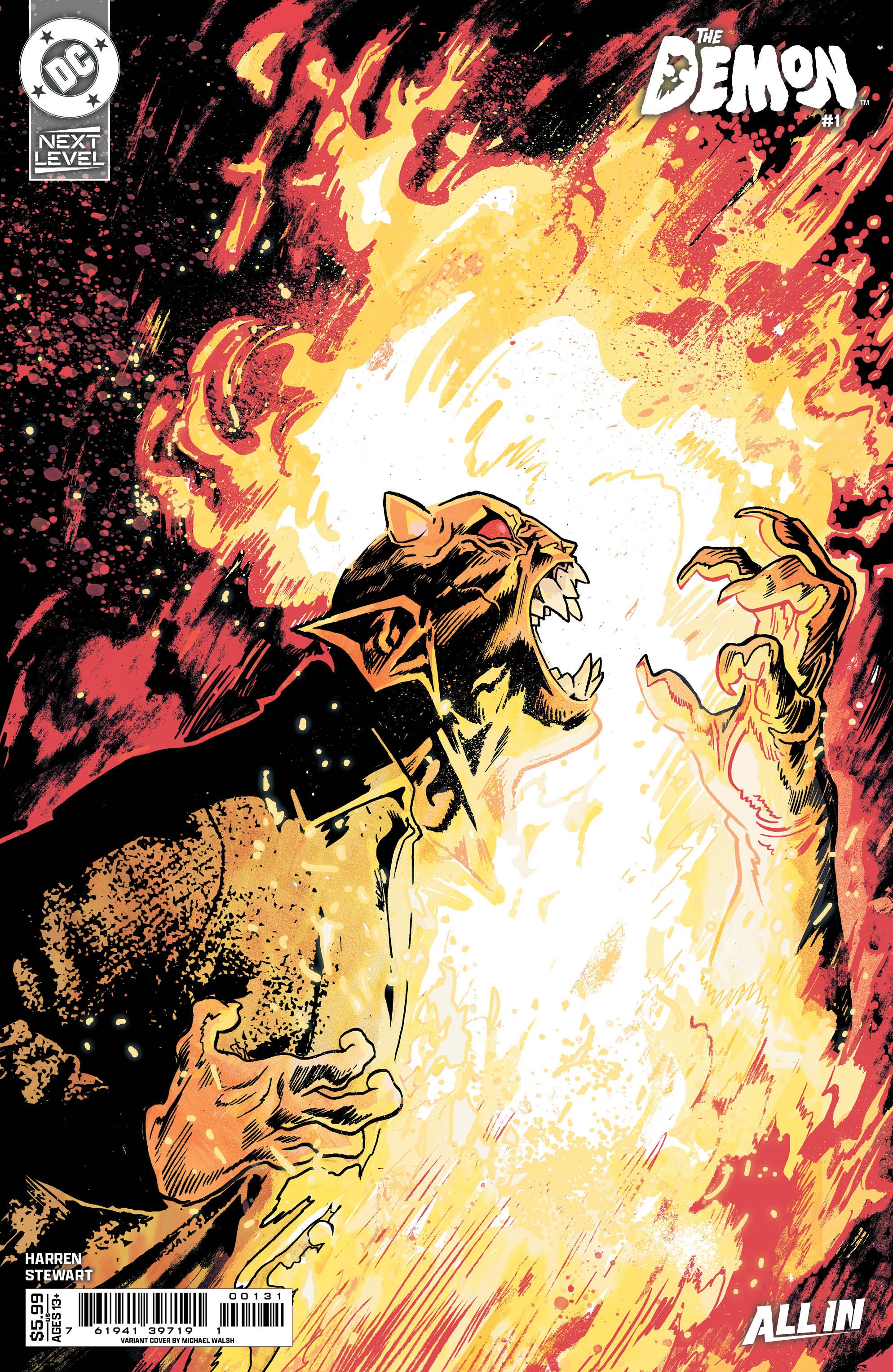 Demon #1 (Cvr C Michael Walsh Card Stock Variant) Comic