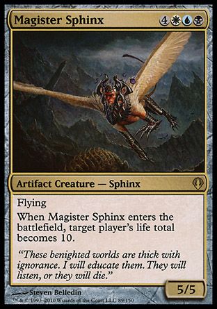 Magister Sphinx (Archenemy - decks) Trading Card