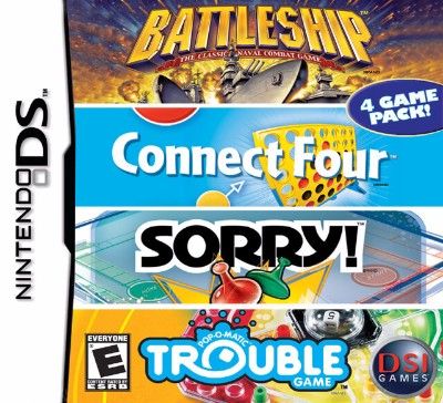 Battleship - Connect Four - Sorry! - Trouble Video Game