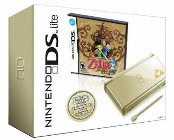 Nintendo DS Lite [Legend of Zelda: Phantom Hourglass Gold Bundle]