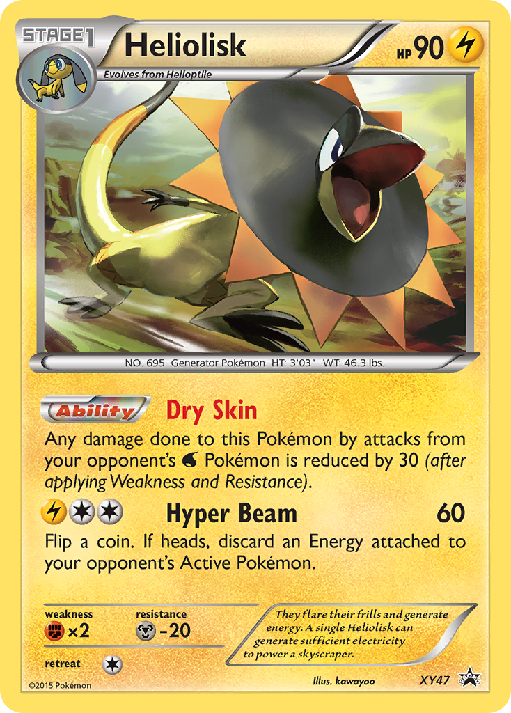 Heliolisk (XY47) - XY Black Star Promos Pokémon Card