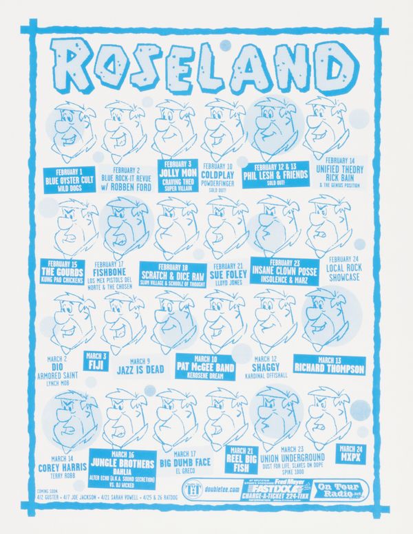 MXP-242.1 Roseland Calendar 1985 Roseland Theater  Aug 23