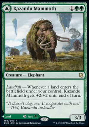 Kazandu Mammoth (Zendikar Rising)