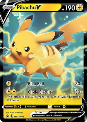 Pikachu V (SWSH063) - SWSH Black Star Promos