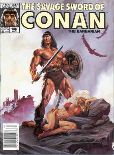 The Savage Sword of Conan #156 Comic
