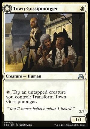 Town Gossipmonger (Shadows over Innistrad)