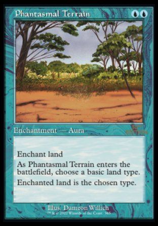 Phantasmal Terrain (Magic 30th Anniversary Edition - Old Frame) Trading Card