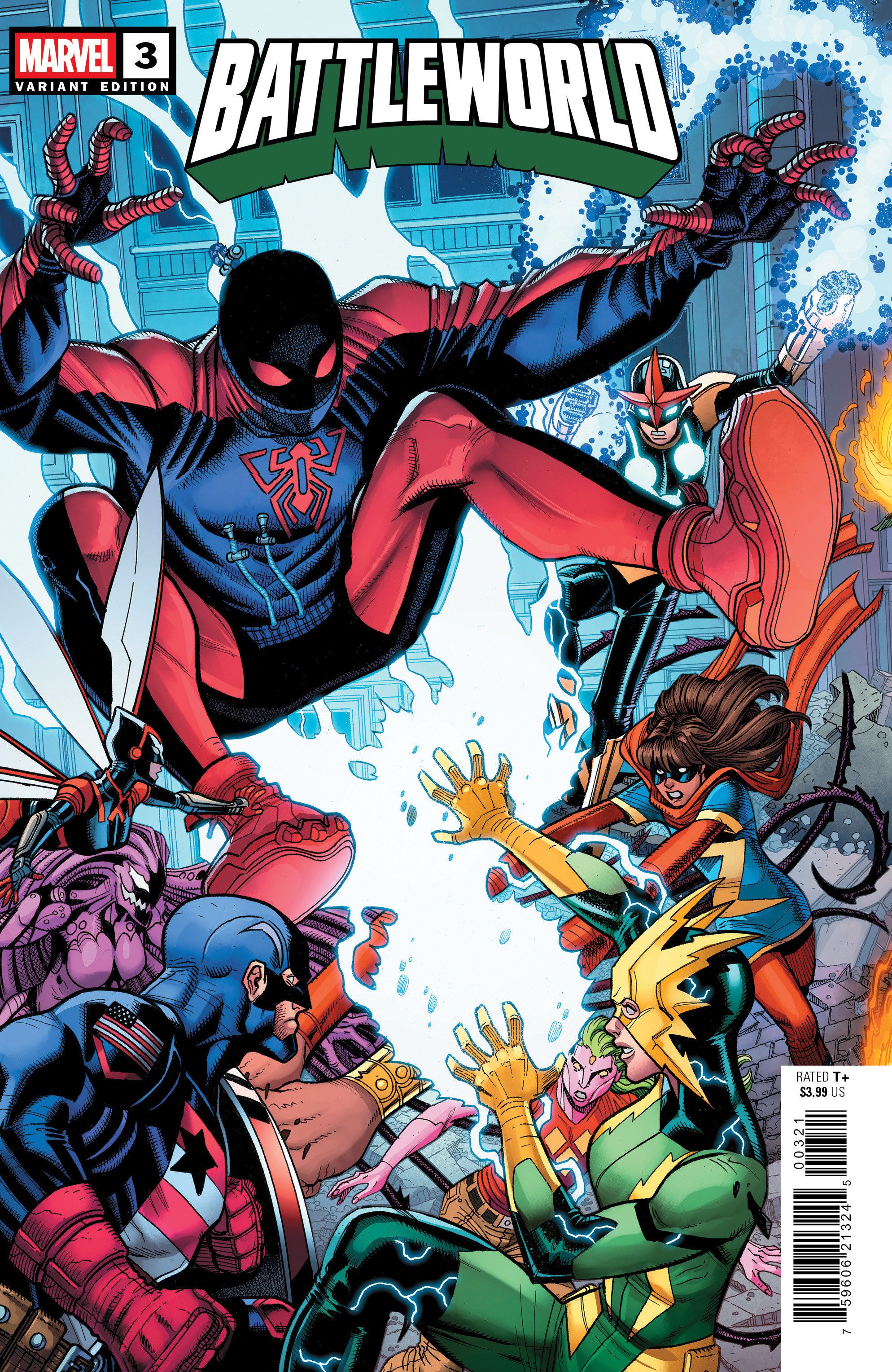 Battleworld #3 (Nick Bradshaw 5-Part Connecting Variant C) Comic