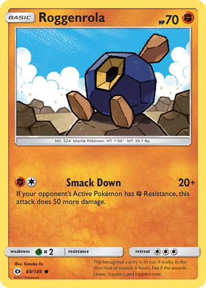Roggenrola (69/149) - Sun & Moon