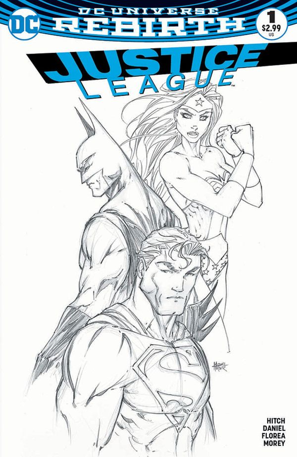 Justice League #1 (AspenStore.com San Diego Comic-Con Exclusive Variant Sketch Cove)