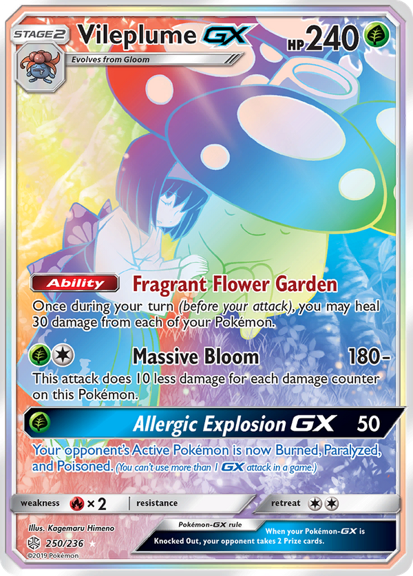 Vileplume GX (250/236) - Cosmic Eclipse