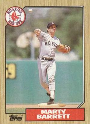 Marty Barrett 1987 Topps #39