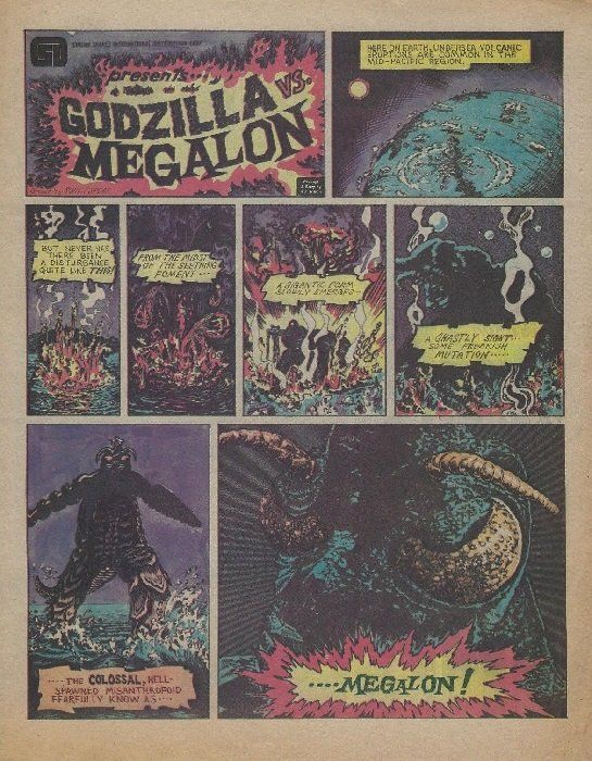 Godzilla Vs. Megalon #1 Comic