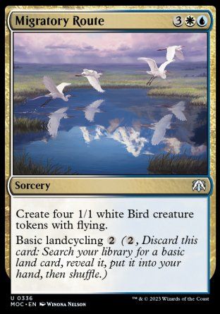 Migratory Route (March of the Machine Commander Decks) Trading Card