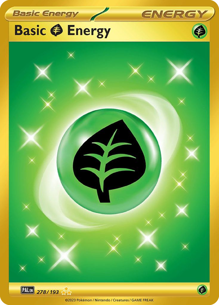 Basic Grass Energy (278/193) - Paldea Evolved Pokémon Card