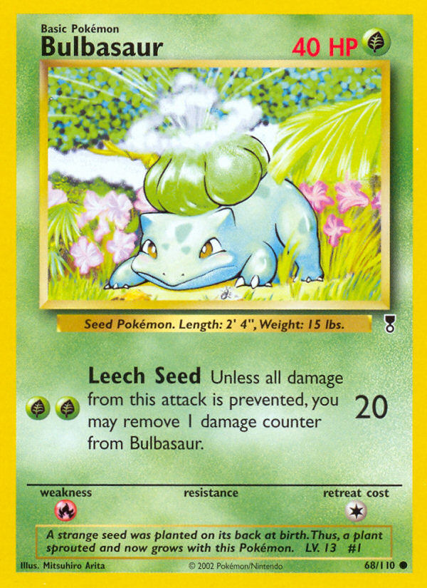 Bulbasaur (68/110) - Legendary Collection Pokémon Card