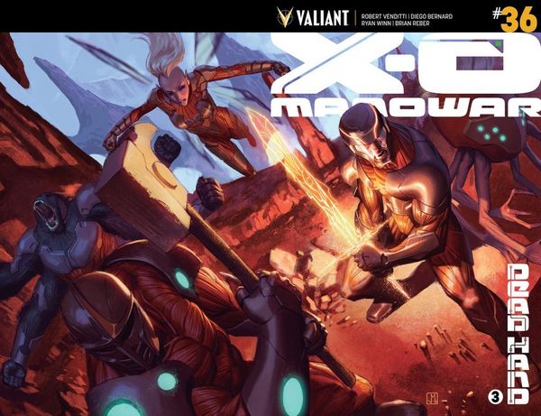 X-O Manowar #36 (Cover B Wraparound Molina)