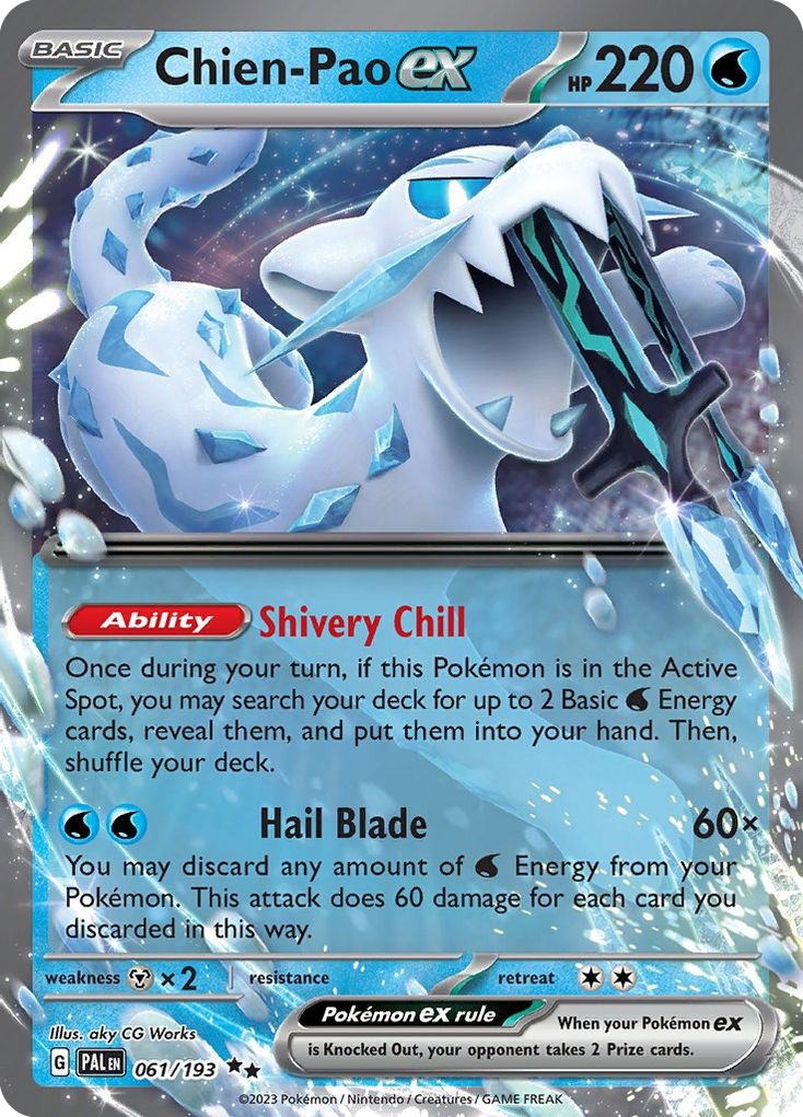 Chien-Pao ex (61/193) - Paldea Evolved Pokémon Card