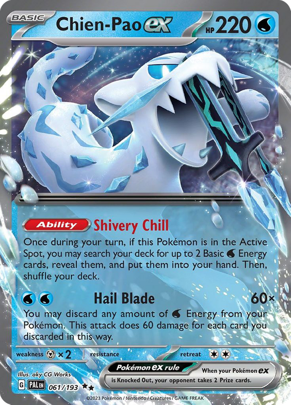 Chien-Pao ex (61/193) - Paldea Evolved