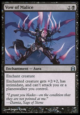 Vow of Malice (MTG Commander) Trading Card