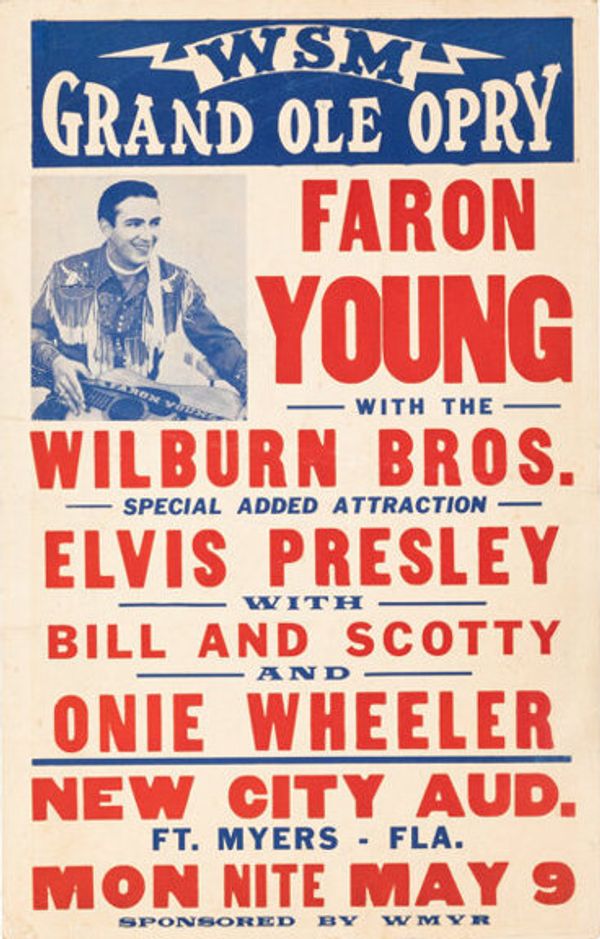 Faron Young & Elvis Presley New City Auditorium 1955