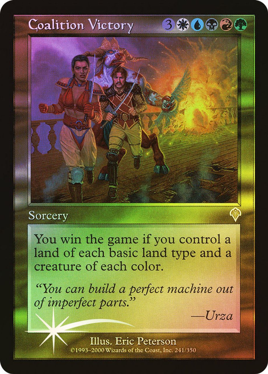 Coalition Victory (Invasion - Foil) Trading Card