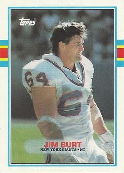 Jim Burt 1989 Topps #173 Sports Card