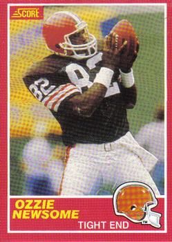 Ozzie Newsome 1989 Score #124 Sports Card