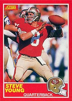 Steve Young 1989 Score #212 Sports Card