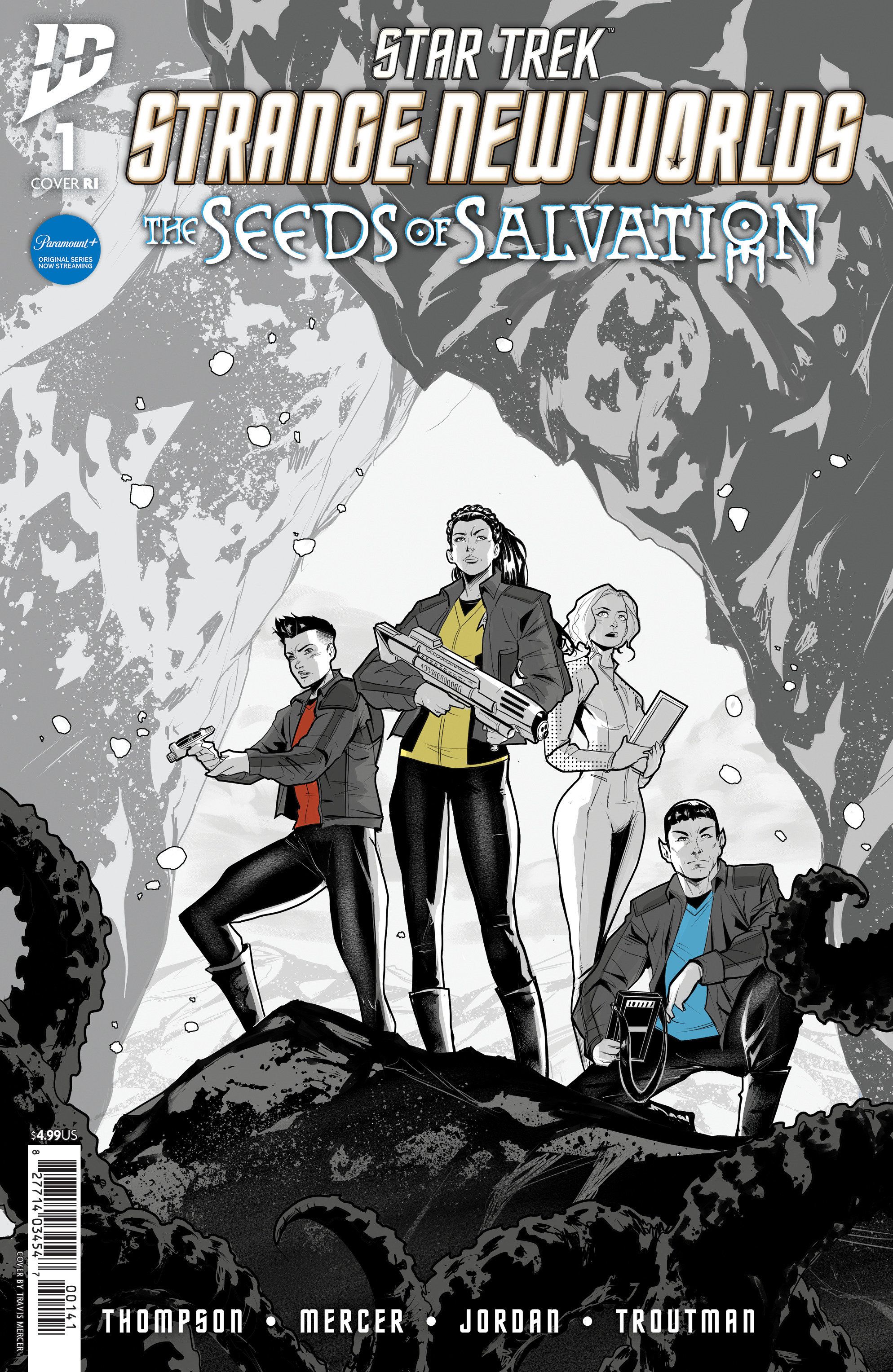 Star Trek: Strange New Worlds‚Äîthe Seeds Of Salvation #1 (Variant RI 25 Mercer B&W) Comic