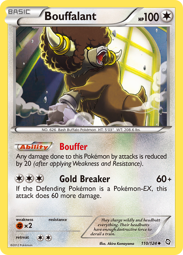 Bouffalant (110/124) - Dragons Exalted Pokémon Card