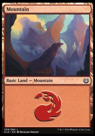 Mountain (Kaladesh) Trading Card