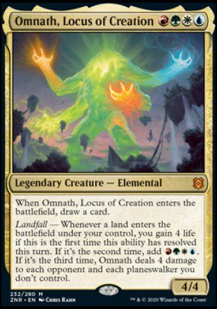 Omnath, Locus of Creation (Zendikar Rising) Trading Card