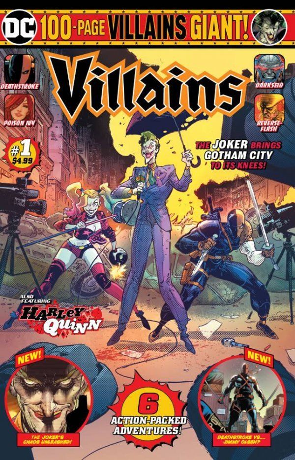 DC Villains Giant Comic