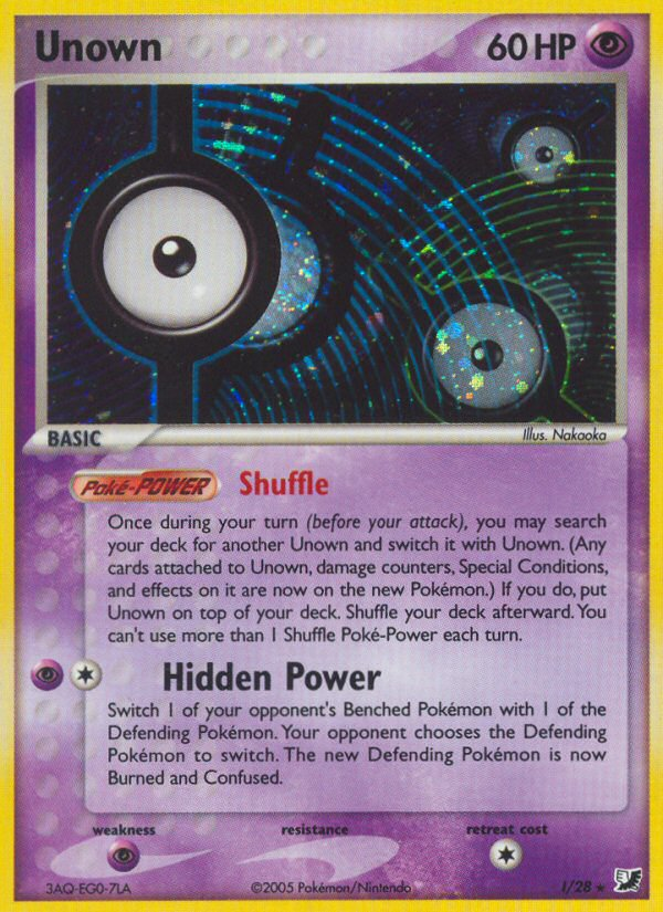 Unown (I) - Unseen Forces Pokémon Card