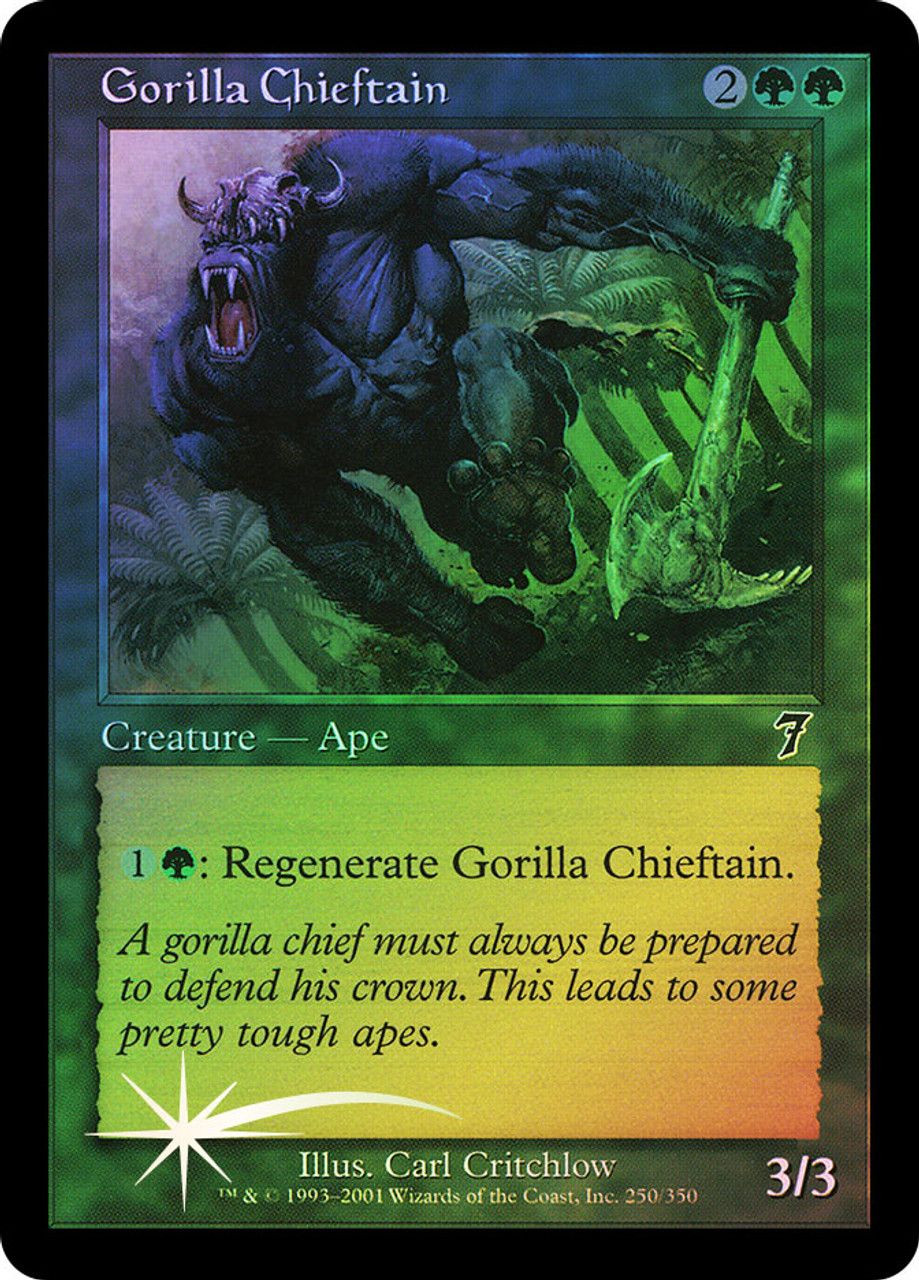 Gorilla Chieftain (7th Edition - Foil) Trading Card