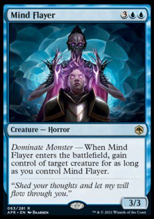 Mind Flayer (Dungeons & Dragons: Adventures in the Forgotten Realms) Trading Card