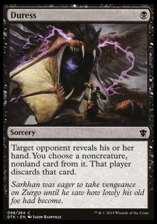 Duress (Dragons of Tarkir) Trading Card