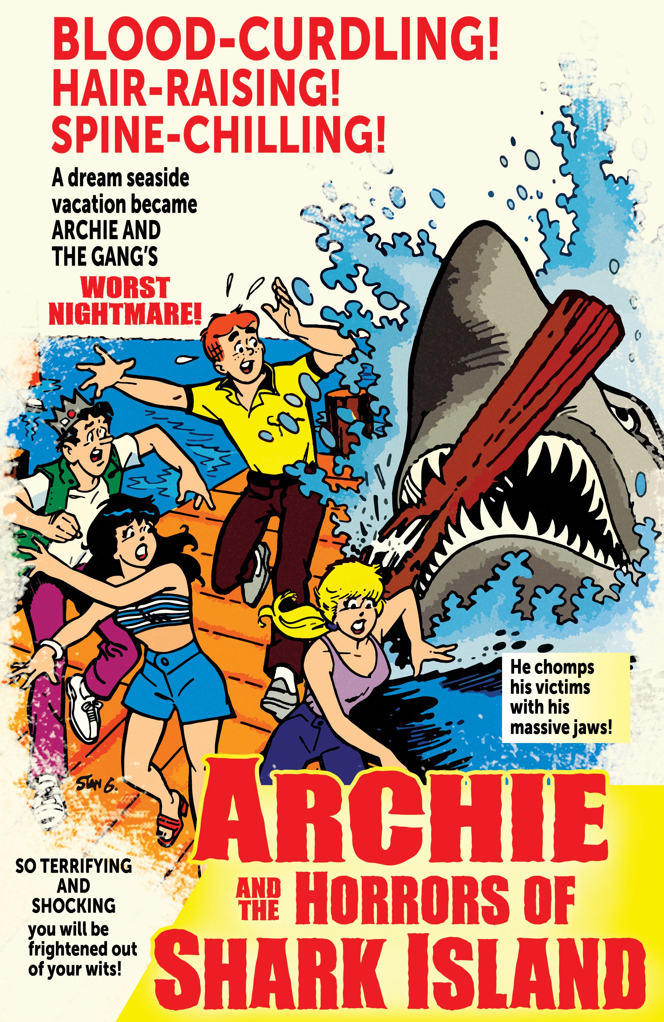 Archie's TV Laugh-Out #79 (Facsimile Edition Cvr B Stan Goldberg Jaws Parody Movie Poster Variant) Comic